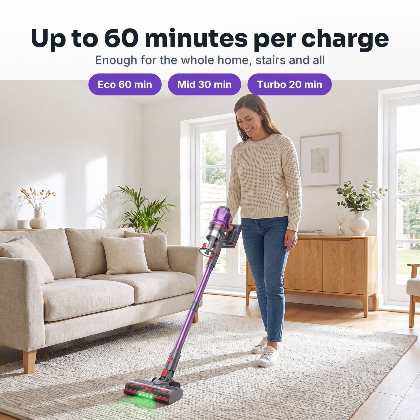 AirVac V16 up to 60 minutes runtime