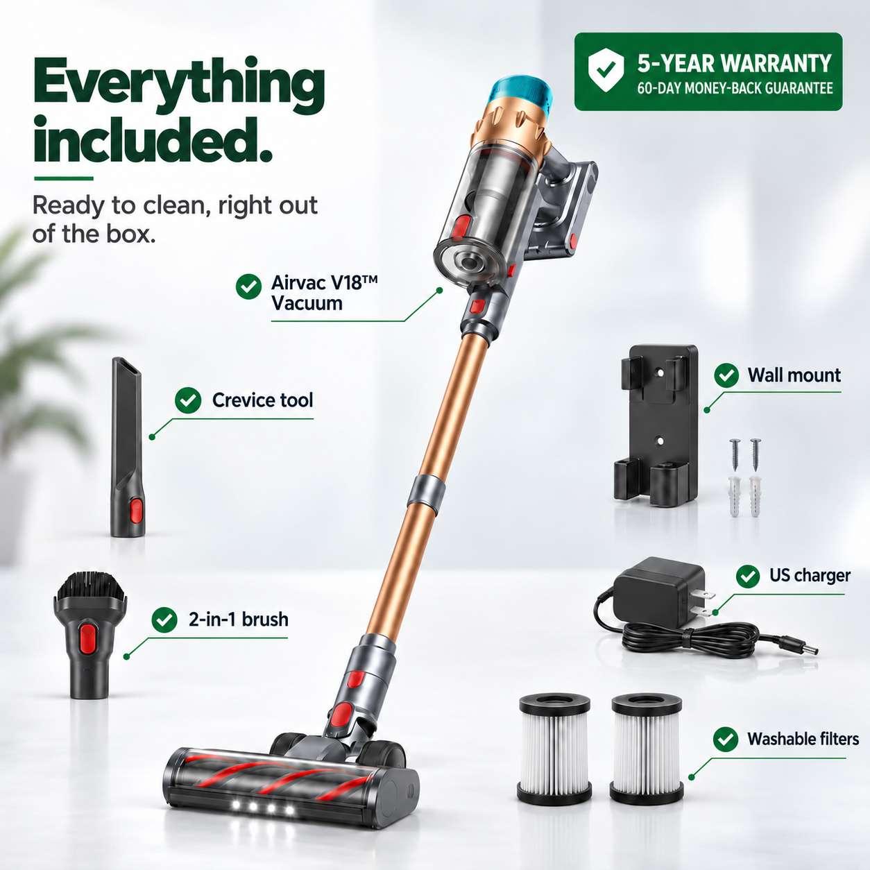 Airvac V18 cordless vacuum